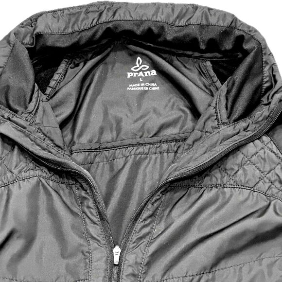 Prana Diva Hooded Jacket | Black | Size L - Picture 3 of 5